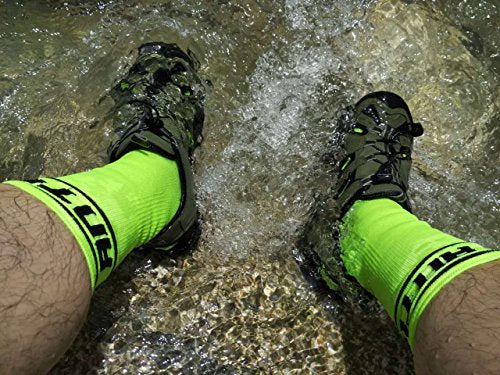 OTTER waterproof socks FLUORESCENT YELLOW